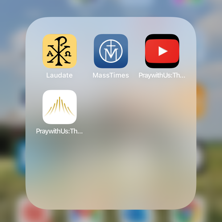 Rosary Home Screen