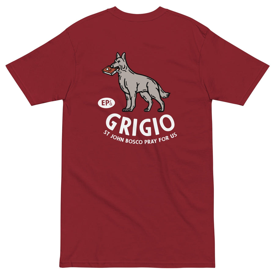 St John Bosco T-Shirt | Red | Grigio 🐶